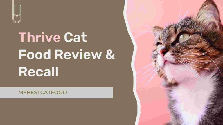 Thrive Cat Food Review & Recall